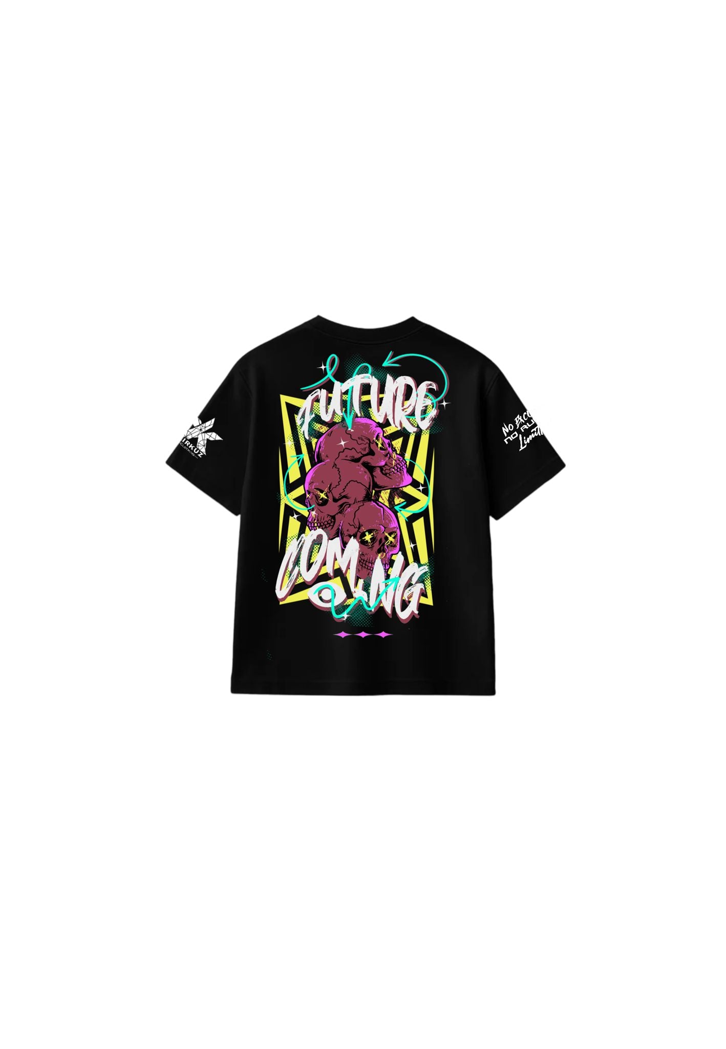 Camiseta Premium KIRKUZ Over-Size NEGRA