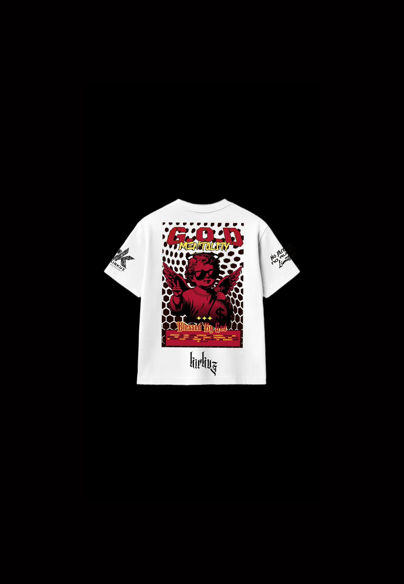 Camiseta Premium KIRKUZ Over-Size BLANCA