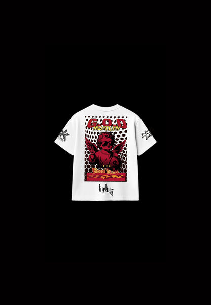 Camiseta Premium KIRKUZ Over-Size BLANCA