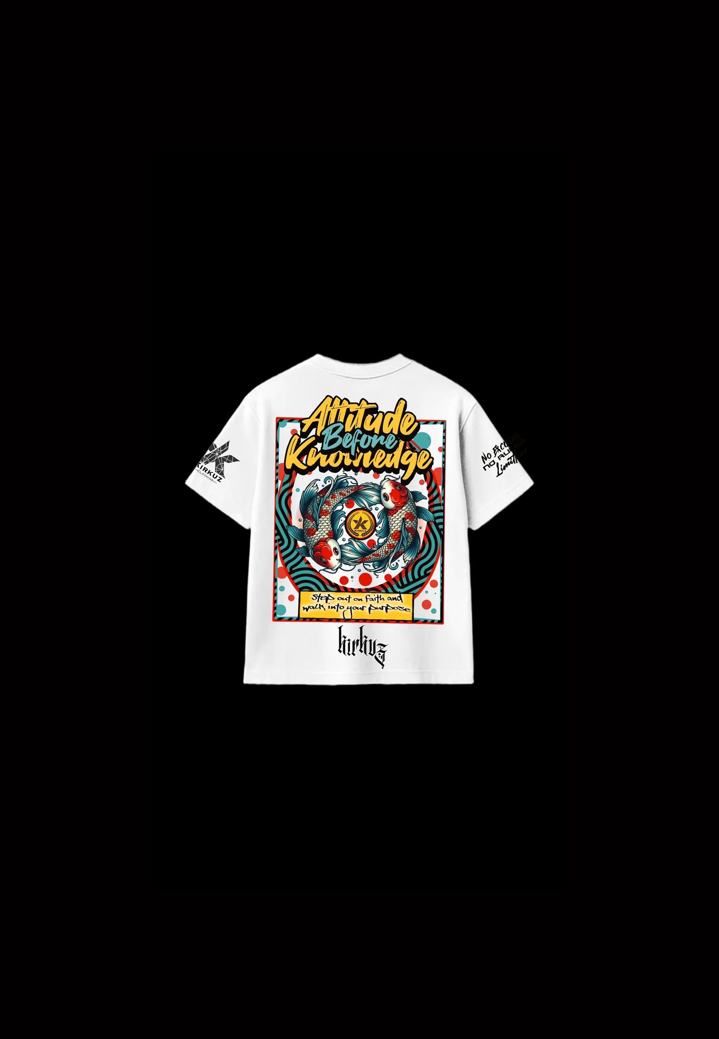 Camiseta Premium KIRKUZ Over-Size BLANCA