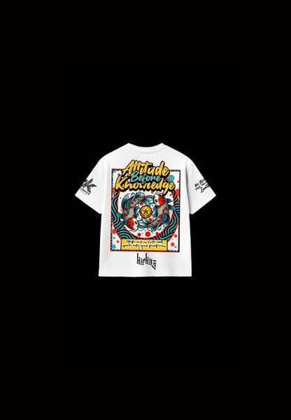 Camiseta Premium KIRKUZ Over-Size BLANCA