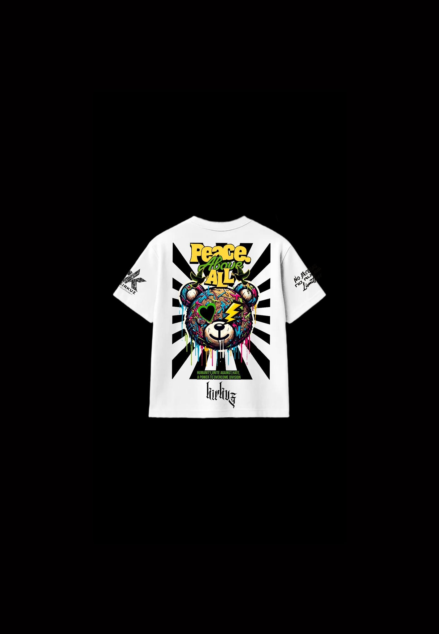 Camiseta Premium KIRKUZ Over-Size BLANCA