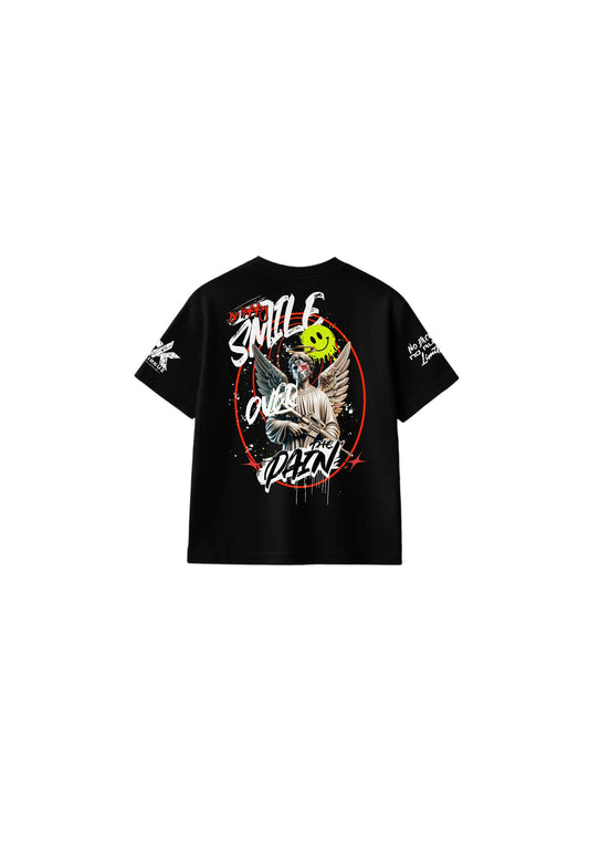 Camiseta Premium KIRKUZ Over-Size NEGRA